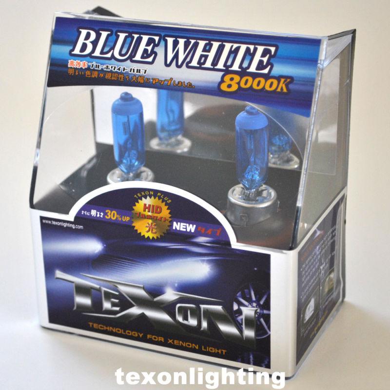 Texon hid xenon 2 bulbs 8000k blue white 80w h11 @ nib replacement halogen bulbs