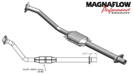 Magnaflow catalytic converter 93165 chevrolet,oldsmobile,pontiac lumina