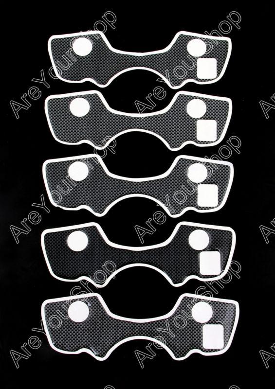 5 pcs decal pad triple tree top clamp upper front end suzuki gsxr1300 2008-2012