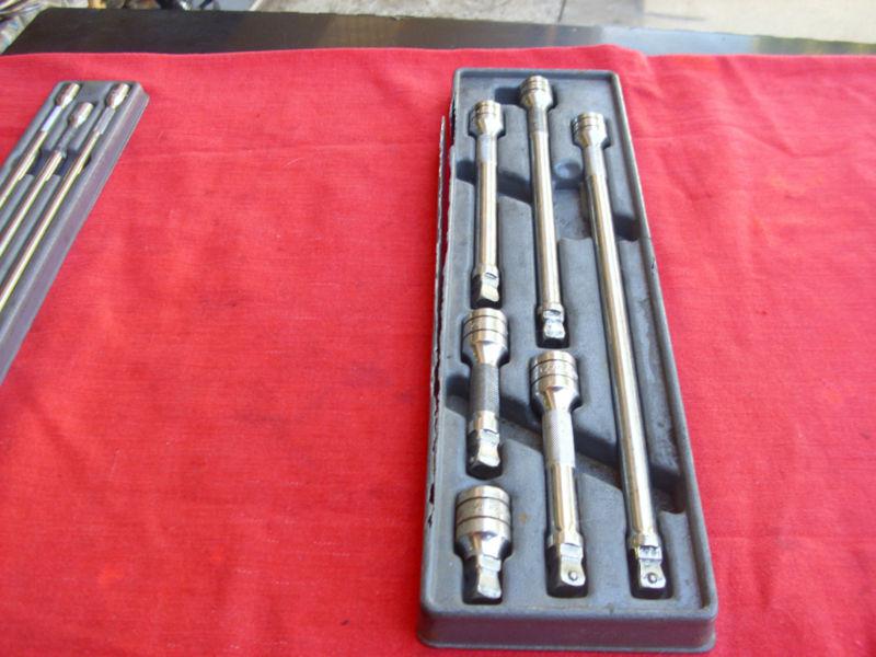 Snap-on 5-pce 3/8" wobble extension set, fxwp3/4/6/8/11