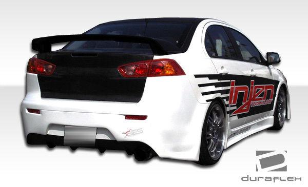 Duraflex rear bumper body kit 08 09 10 11 12 13 mitsubishi lancer 103944