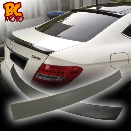 Mercedes benz c204 oe roof wing & a type trunk spoiler boot wing coupe 2dr ▼