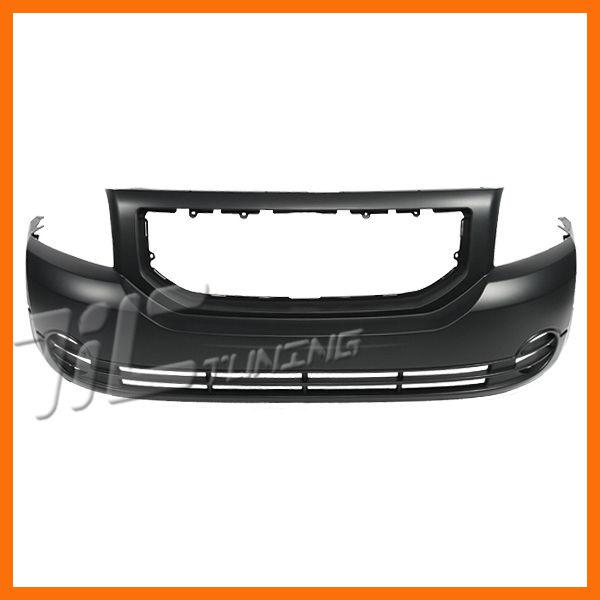 07-10 dodge caliber se/sxt/r/t front bumper cover w/o fog lamp hole absorber