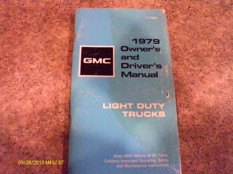 1997 gmc owner's & drivers's manual for light duty trucks (price reduced)