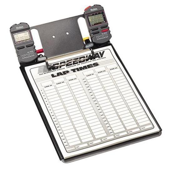 New clipboard with two sc-505 stopwatches & lap sheets