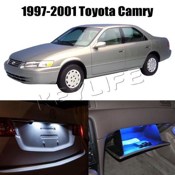 For toyota camry 97-01 light package white led package kits deal blue white