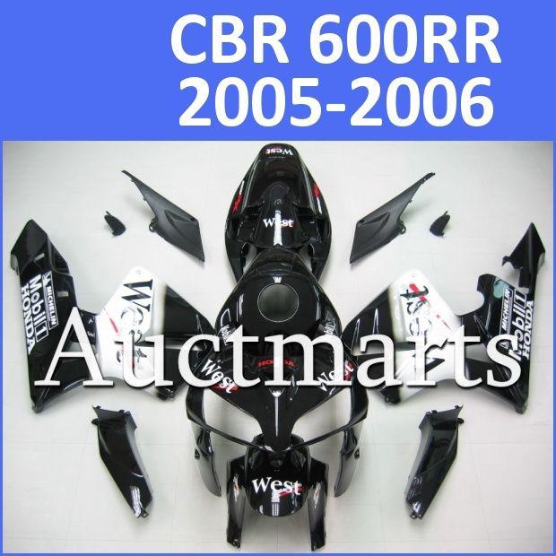 Fit honda 05 06 cbr600rr cbr 600 rr 2005 2006 fairing kit abs plastics d11 b19