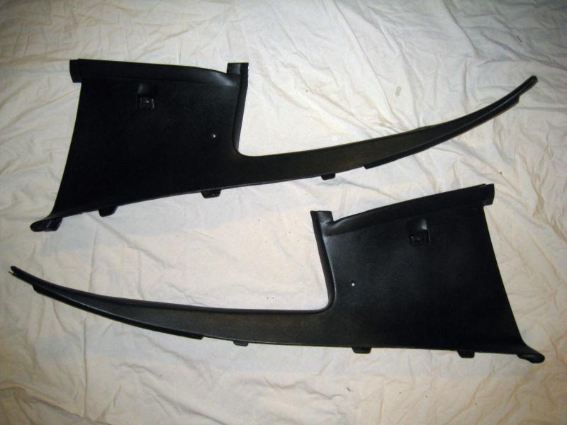 1975-1981 chevy camaro z28 pontiac firebird trans am rear sail panels black oem