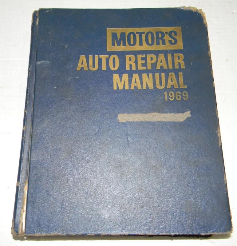 1963-1969 motor's auto repair manual chevy ford dodge charger camaro mustang