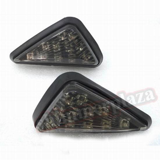 New smoke flush mount led turn signals light for suzuki 01-05 gsxr 600 750 1000