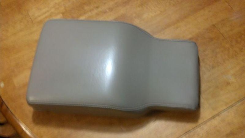 00-05 lesabre tan leather 12.5 lenth armrest arm rest center console lid cover 