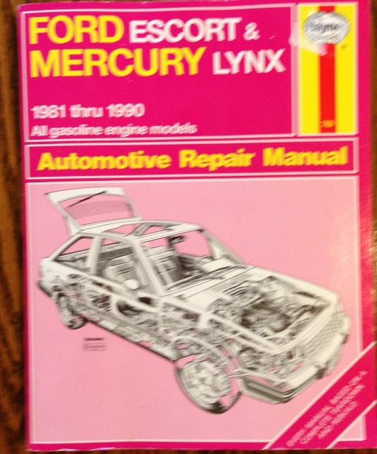 Ford escort & lincoln mercury lynx      81 - 90      haynes repair manual