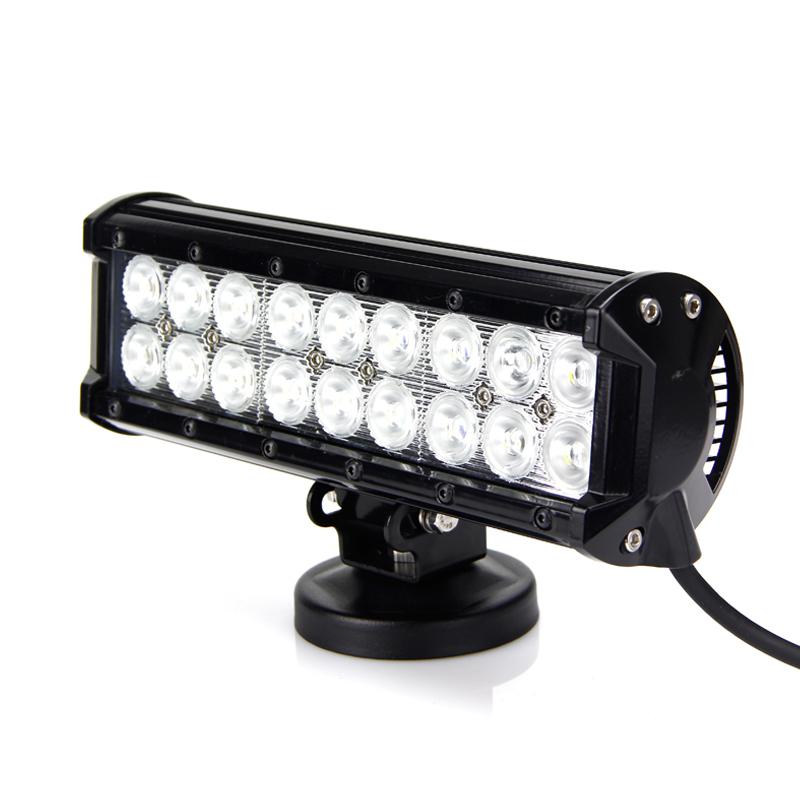 2pcs 9inch 54w cree led light bar 3780lm flood work lights 4x4 offroad lamp