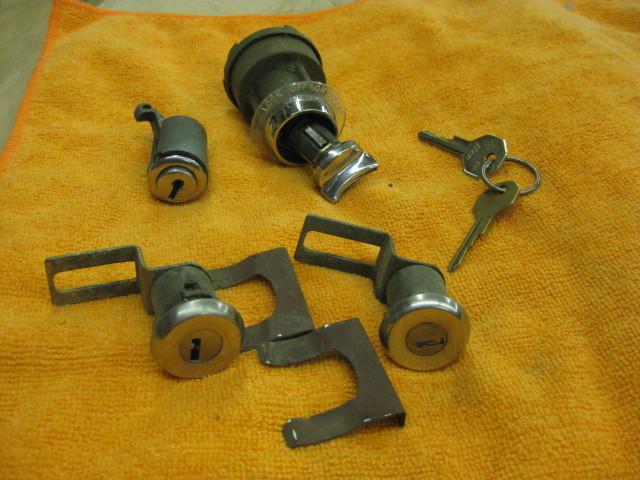 62-65 nova ignition switch, door locks, glove box lock and trunk lock with keys!