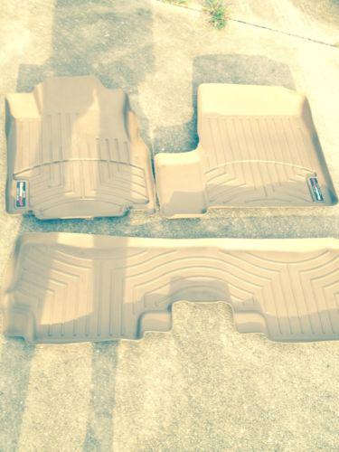 Weathertech floor mats 2007-2011 honda crv tan