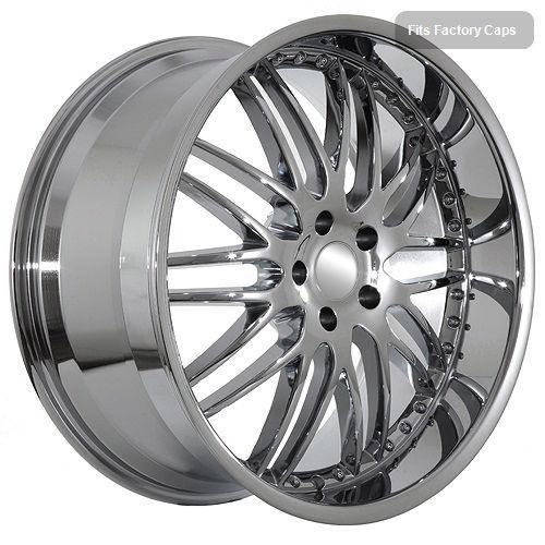 22" chrome deep dish mesh rims fit bmw 6 7 series 645 650 m6 745 750 760