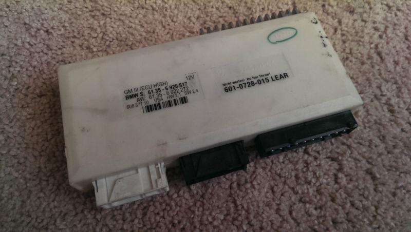 Bmw e38 e39 basic gm3 iii general module lear  61356920817 / 61356922272 