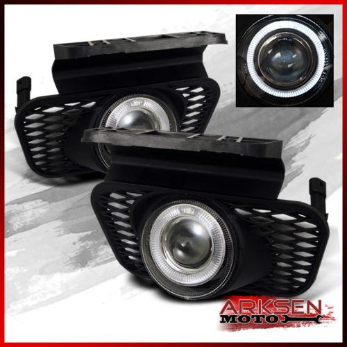 03-06 silverado avalanche halo projector fog lights lamp w/switch+bulbs pair set