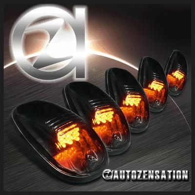 Cab roof top drl led smoke lights for suv truck 4x4 jeep rv w/ switch wire