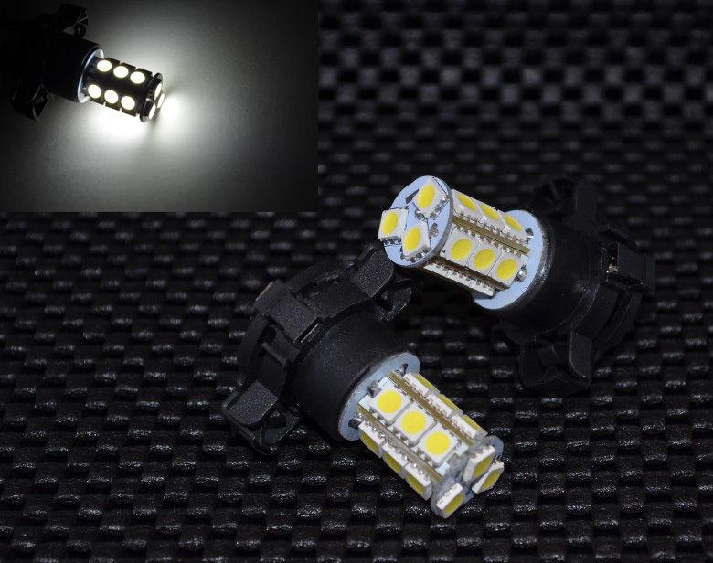 2 x 7000k white py24w 18 5050-smd led corner signal light bulbs e90/e60/z4/x6/x3