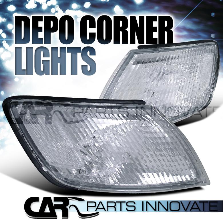 1997-1999 lexus es300 clear corner lights turn signal park lamp