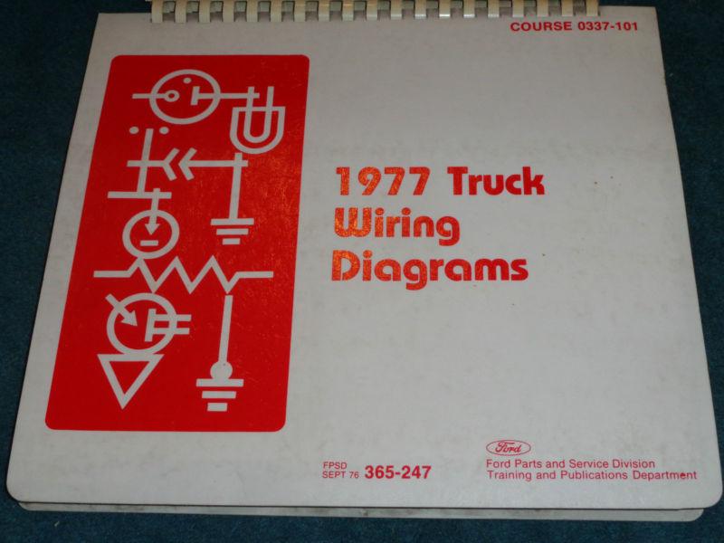 1977 ford truck master wiring diagram set original pickup thru big trucks!!!