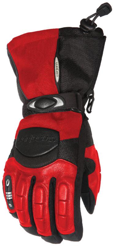 Cortech cascade red 2xl snowmobile mens gloves snow xx-large xxl