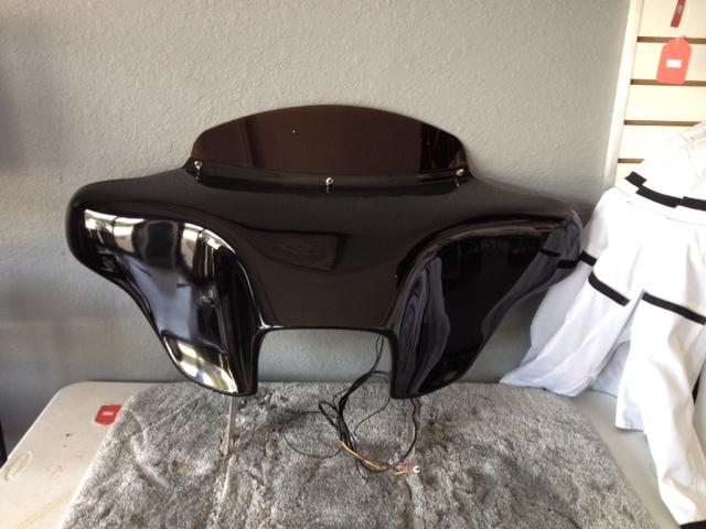 Harley-davidson softail 1996-2012 fairing with marine music system