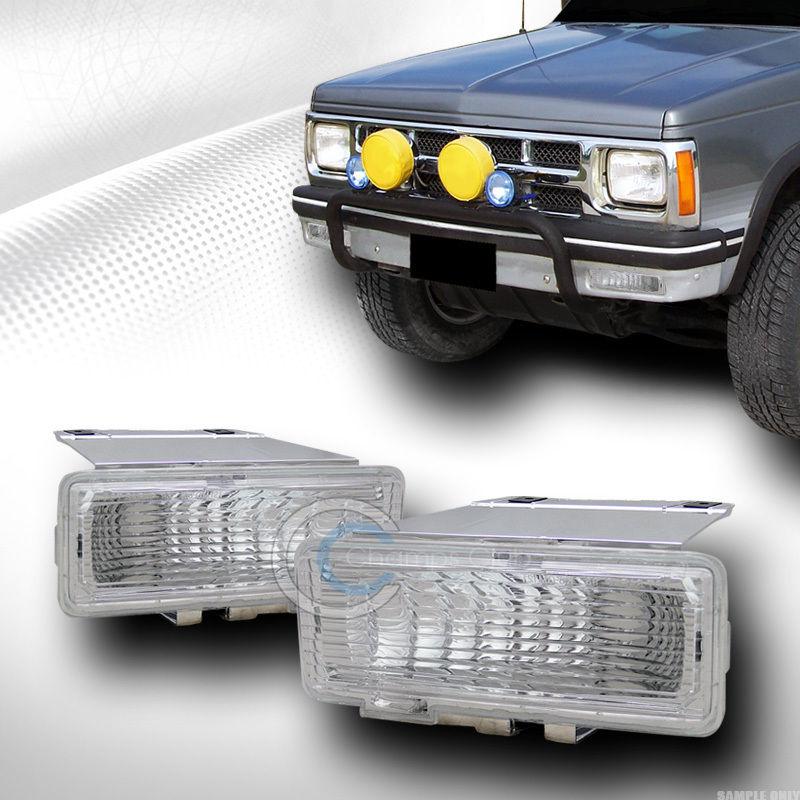 Crystal clear signal bumper lights lamps 94-97 chevy/gmc s10 blazer sonoma jimmy