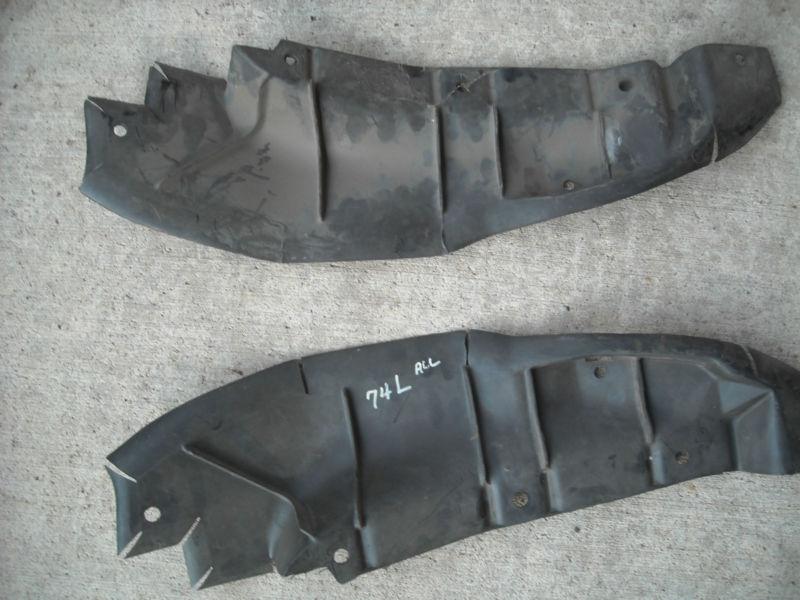 Mopar nos 1974 dart fender splash shield,