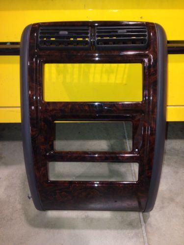 97-01 jeep cherokee xj limited woodgrain center radio bezel hard to find