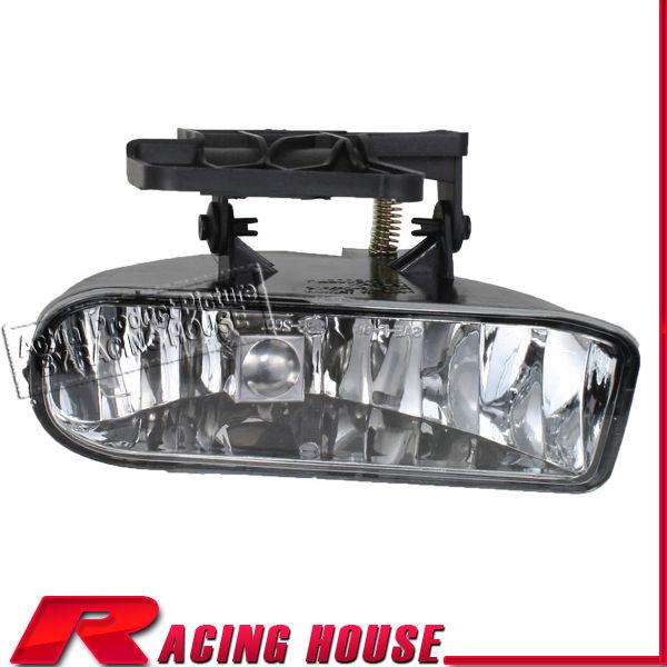 Fog lamp replacement assembly bumper driving light 99-02 gmc sierra 1500 2500 lh