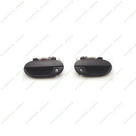 98 99  2 pcs  front left & right door handles  fits: hyundai accent