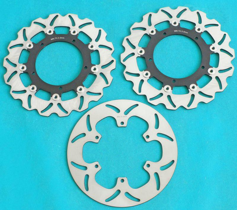 Front & rear brake disc rotor yamaha xtz 1200cc super tenere 2010 2011 2013 2013