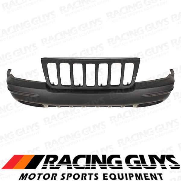 99-00 jeep grand cherokee limited front bumper cover facial plastic ch1000266