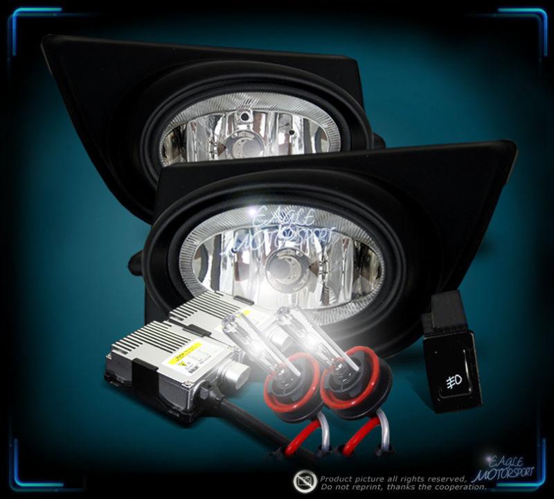 2006-2008 civic fd 4dr jdm clear fog lights/6000k xenon hid