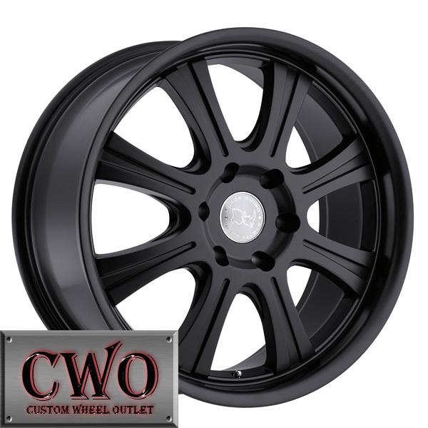 20 black sabi wheels rims 6x139.7 6 lug titan tundra gmc chevy 1500 sierra tahoe