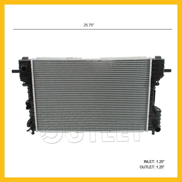 05 06 07 ford freestyle radiator 3.0 v6 auto montego five hundred sel w/toc 1row