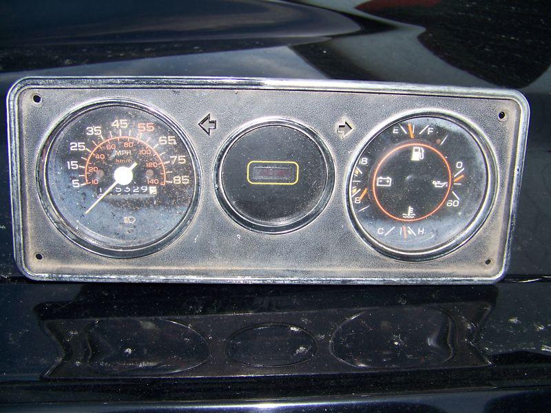 Vintage truck dash with plugs fair condition