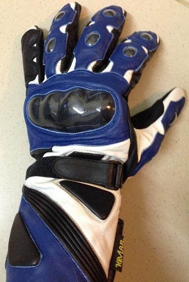 Motorcycle motorbike racing gloves cowhide leather