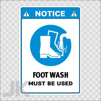 Decal stickers sign signs warning danger caution boots protection 0500 zafva