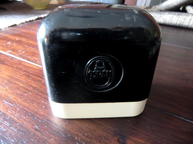 Original white/black osram bulb box, lamp box porsche 356, vw  beelte, ghia, bus