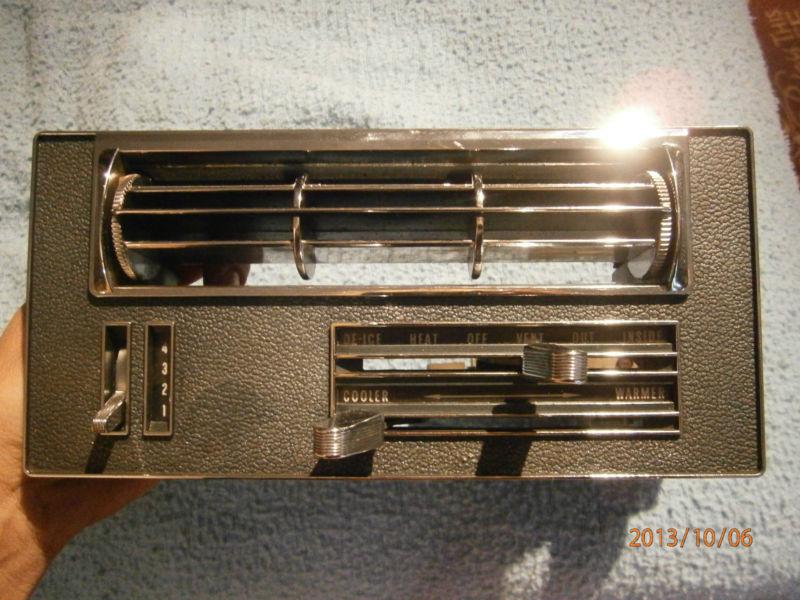 1966-67 pontiac gto lemans center a/c controls air condition dashboard