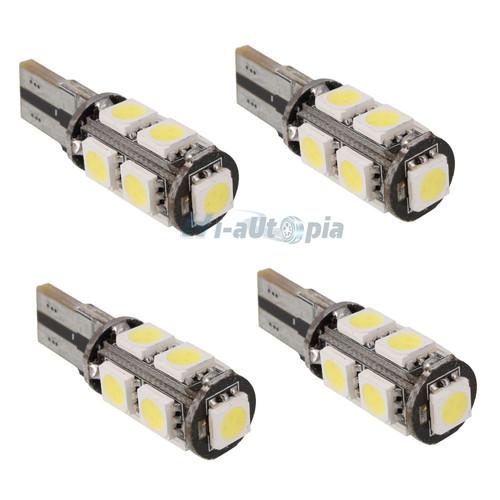 New 4 x obc error free canbus t10 13 5050 smd led 2825 2821 w5w light bulbs