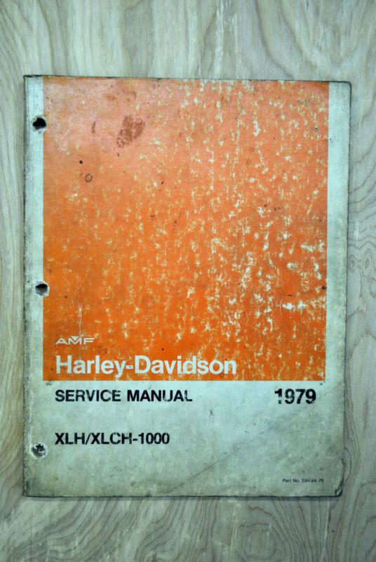 Harley davidson service manual xlh/xlch models 1979