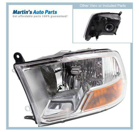 Clear lens new headlight lamp left hand ram truck halogen lh driver side dodge