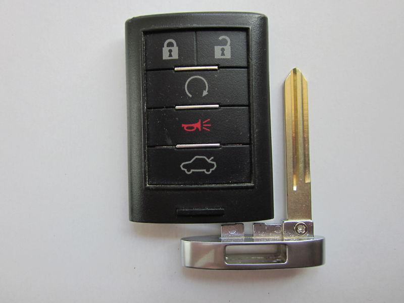 Oem cadillac smart key keyless remote fob transmitter /memory #1 m3n5wy7777a