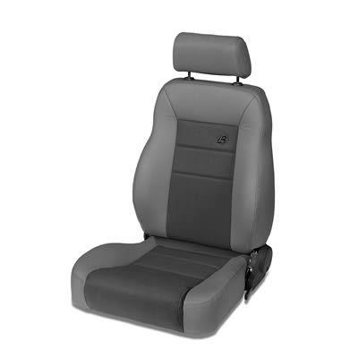 Bestop seat trailmax pro ii highback front bucket reclining fabric charcoal jeep