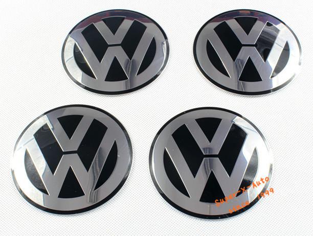 4pcs 90mm wheel center hub cap emblem decal for jetta golf mk4 bettle passat b5