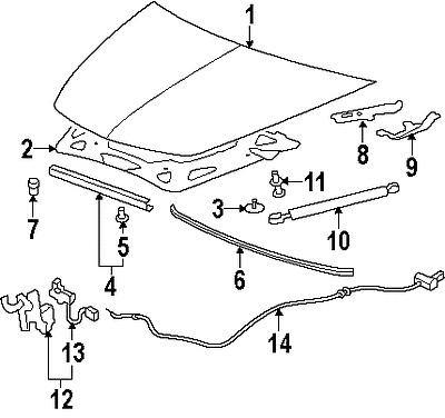 Chevrolet 25891989 genuine oem factory original insulator